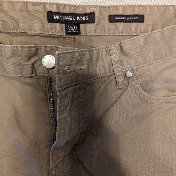 Michael Kors khaki pants 34x32 - Picture 2 of 3